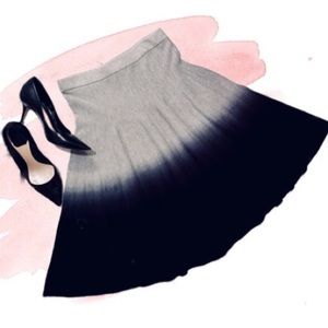 Carmen Marc Valvo ombré knit skirt